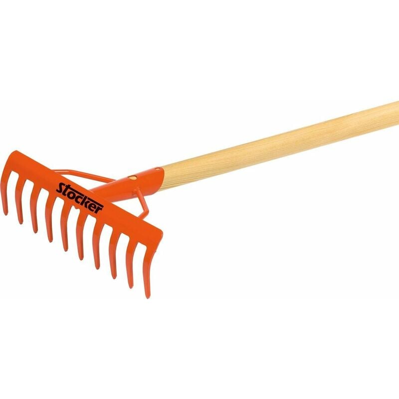 foto del prodotto stocker rastrello a 10 denti con manico