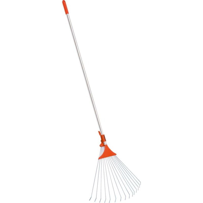 foto del prodotto stocker rastrello per fogliame con manico telescopico da mt 1,36 a 1,70