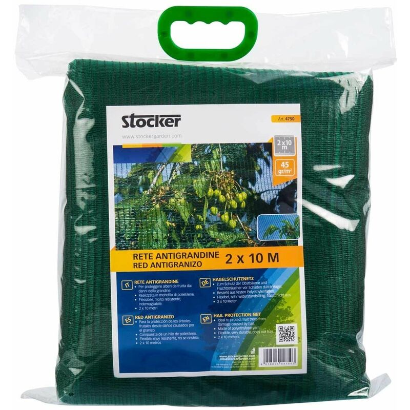 foto del prodotto stocker rete antigrandine 2 x 20 m 45 gr