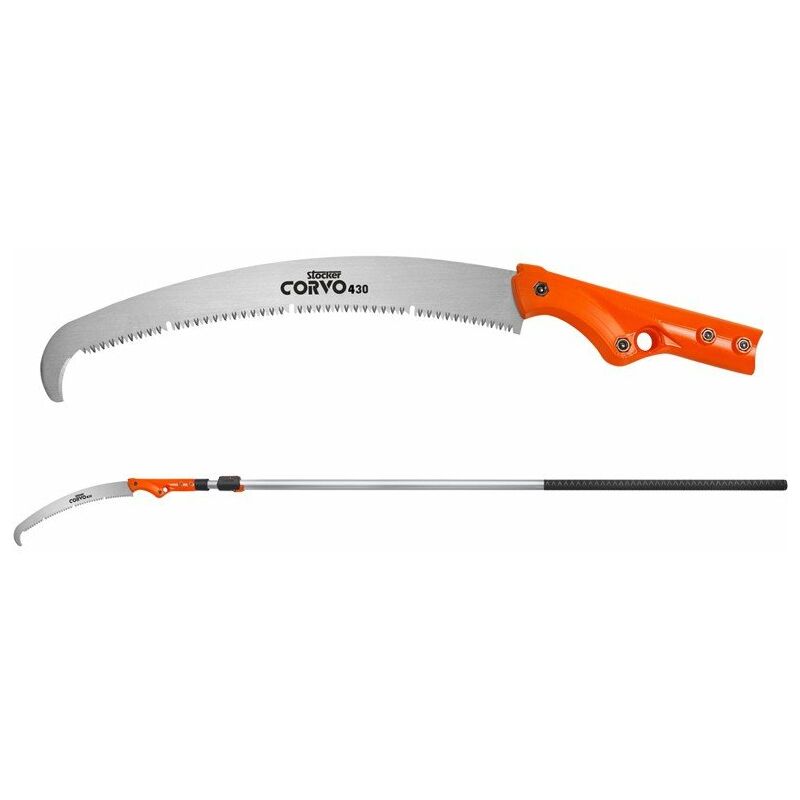 foto del prodotto stocker seghetto corvo 430 tc con manico telescopico 270 460cm