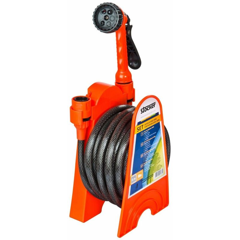 foto del prodotto stocker set avvolgitubo mini con tubo 8 m