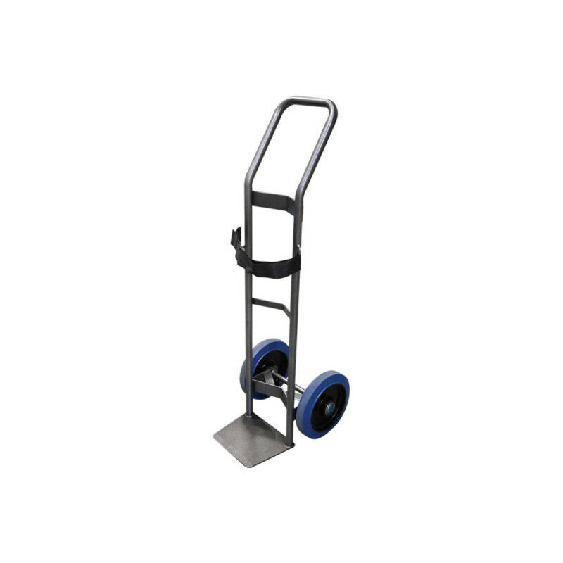 foto del prodotto stockman carrello di carico cilindrico ruote di gomma carico 200kg sac15 rsb