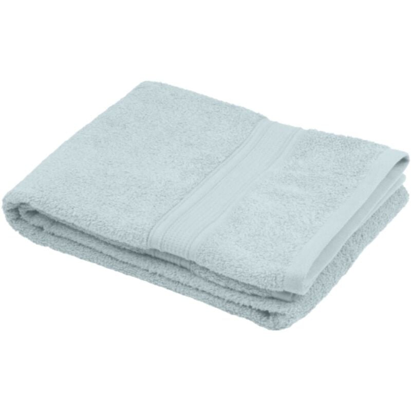 foto del prodotto stof asciugamano da bagno dimensione 50 x 90 cm 100 cotone biologico colore cielo modello laguna biancheria da bagno lavaggio a 40