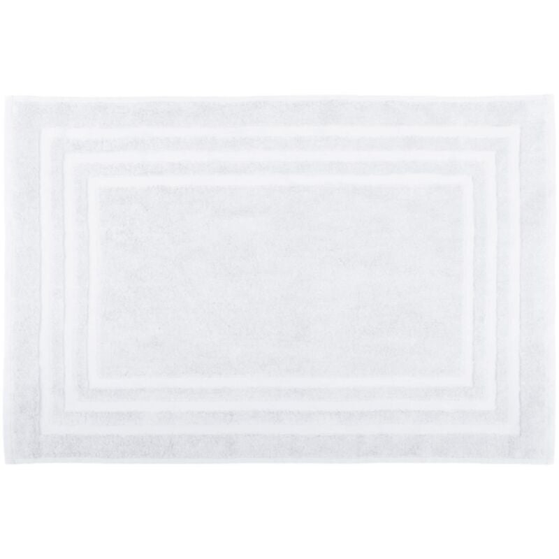 foto del prodotto stof tappeto da bagno dimensione 45 x 70 cm 100 cotone biologico colore bianco modello laguna biancheria per la casa morbido e