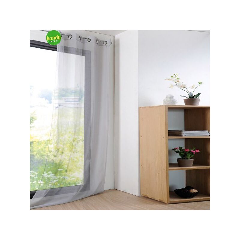 foto del prodotto stof tenda monna sa con velo misura 140 x 280 cm colore grigio