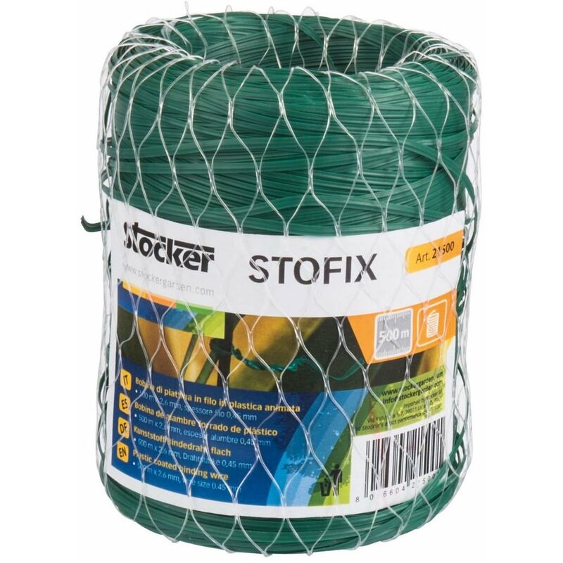 foto del prodotto stofix piattina plastica bobina 500 m x 2,6 mm stocker