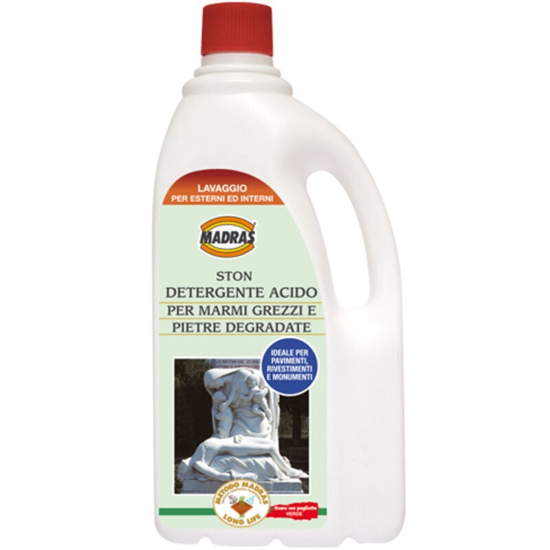 foto del prodotto ston madras detergente acido per marmi grezzi e pietre lt.1