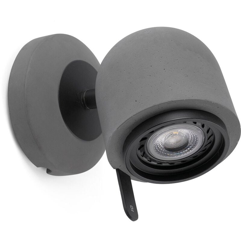 foto del prodotto stone 1 lampada da parete orientabile 1 x gu10 led marca faro