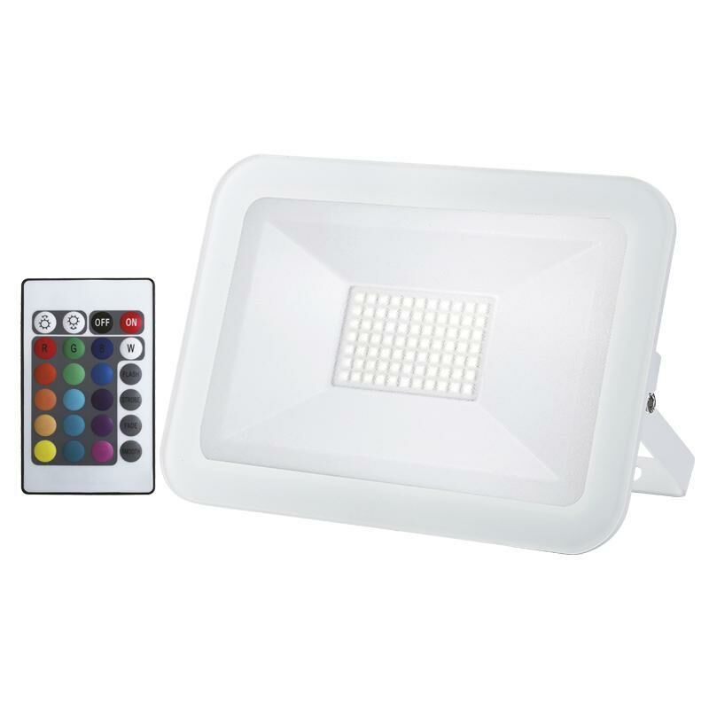 foto del prodotto stone proiettore tabled rgbw cornice bianca 30w ip65 7008 rgbw c.b.