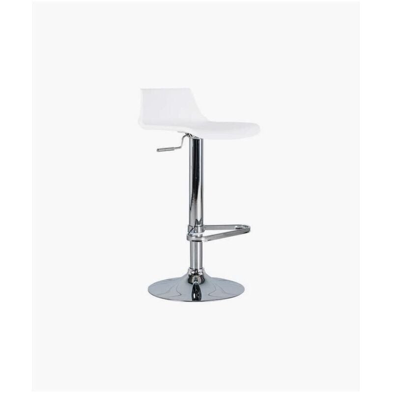 foto del prodotto stones home furniture, sgabello in polipropilene con struttura in metallo, sgabello bar e cucina regolabile con alzata a gas, modello fred, colore
