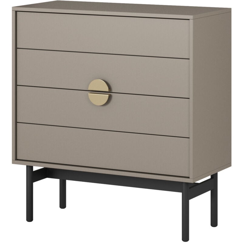 foto del prodotto stoon cassettiera con cassetti 85 cm grigio pietra selsey
