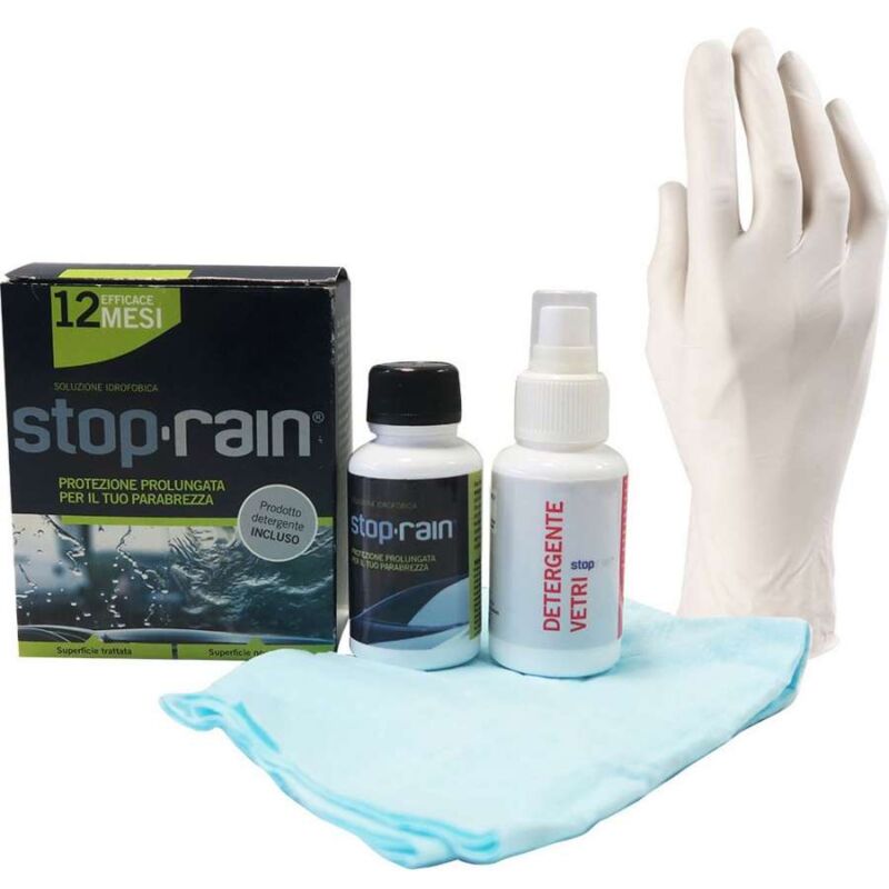 foto del prodotto stop rain kit trattamento anti acqua 50ml con guanto