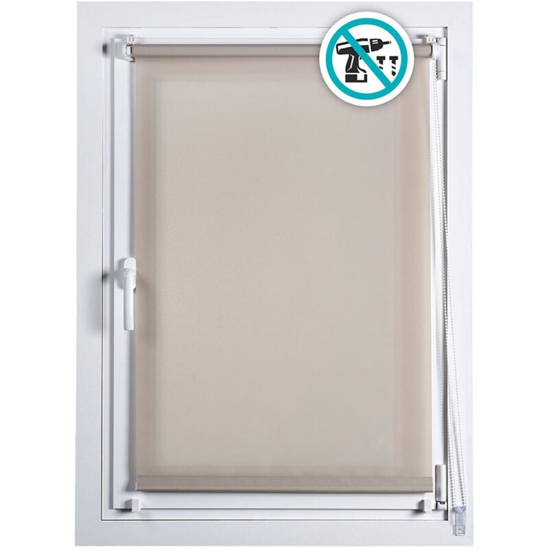 foto del prodotto stor planet tenda a rullo clip fix 150x180cm stone