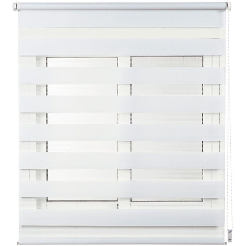 foto del prodotto stor planet tenda a rullo clip fix night day white 120x180cm