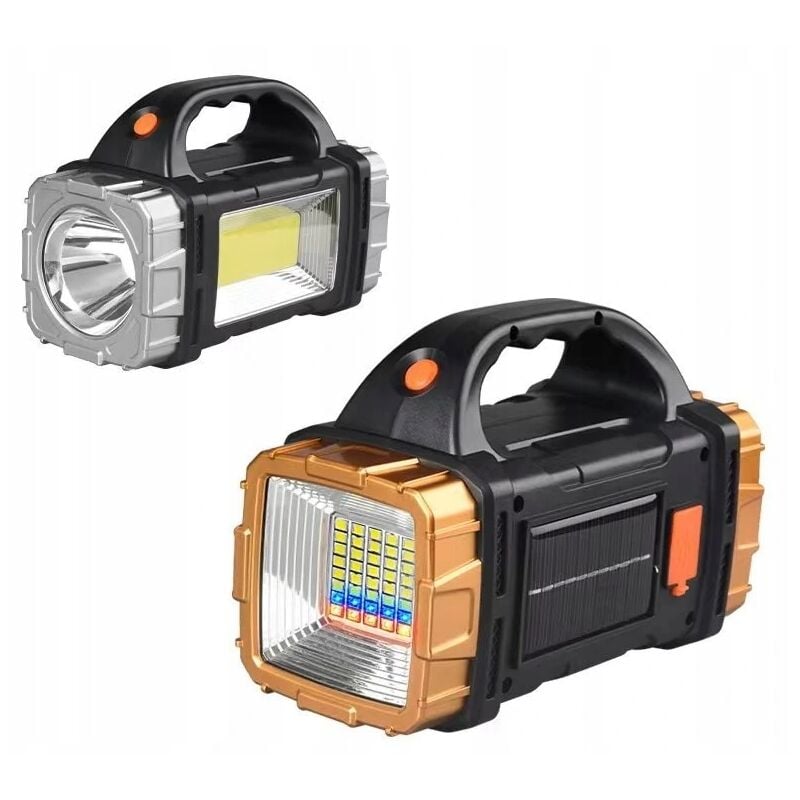 foto del prodotto storch potente torcia elettrica a batteria multifunzionale 25w solare per turismo