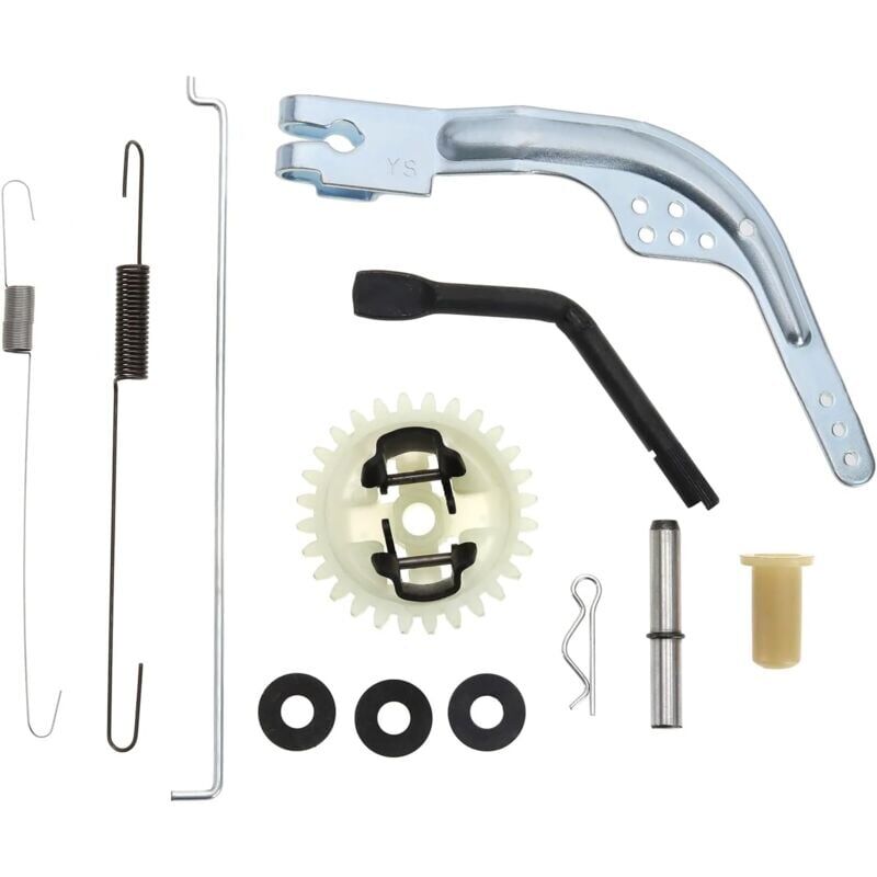 foto del prodotto store 1 sets engrenages de r gulateur compatible avec honda gx140 gx160 gx200 5,5 hp 6,5 hp 168f pi ce de rechange pour g n rateur bras d engrenage