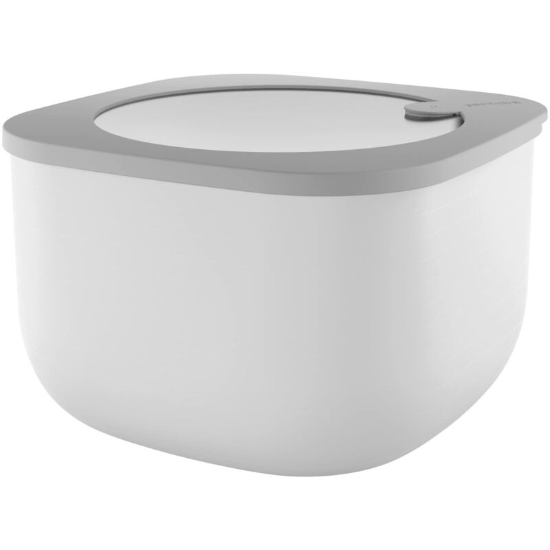 foto del prodotto store more kitchen active design contenitori ermetici alti per frigo freezer microonde l , 19.5 x 19.5 x 12.3 cm, grigio dark grey guzzini
