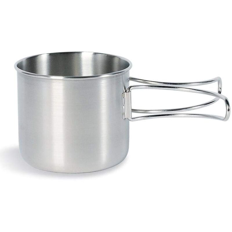 foto del prodotto stoviglie da campeggio handle mug, 10 x 8.5 cm, argento tatonka