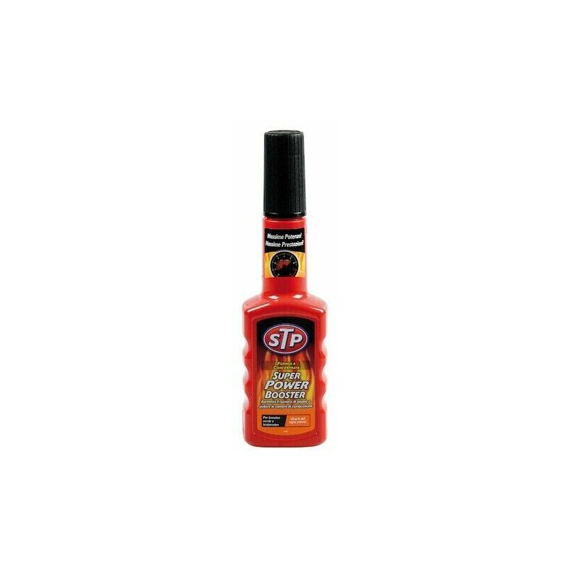 foto del prodotto stp additivo super power booster motori a benzina aumenta numero ottani 200 ml