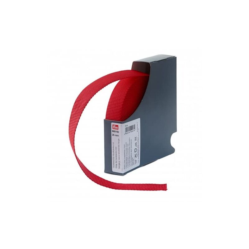 foto del prodotto strap for bagpacks, red, 25 mm prym