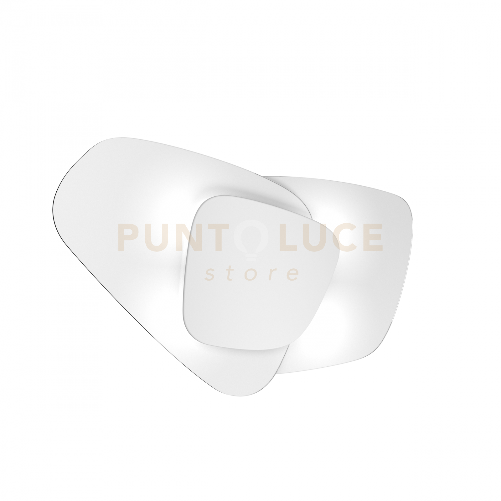 foto del prodotto strategy applique plafoniera piccola 4 luci bianco 1196 plp bi