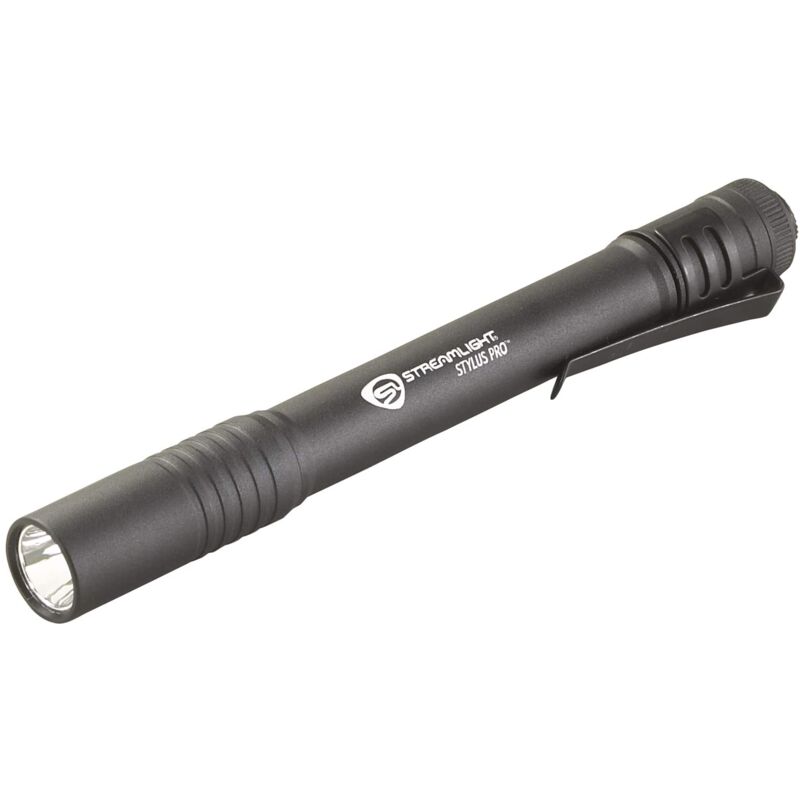 foto del prodotto streamlight 66118 stylus pro, nero, vongole, led bianco