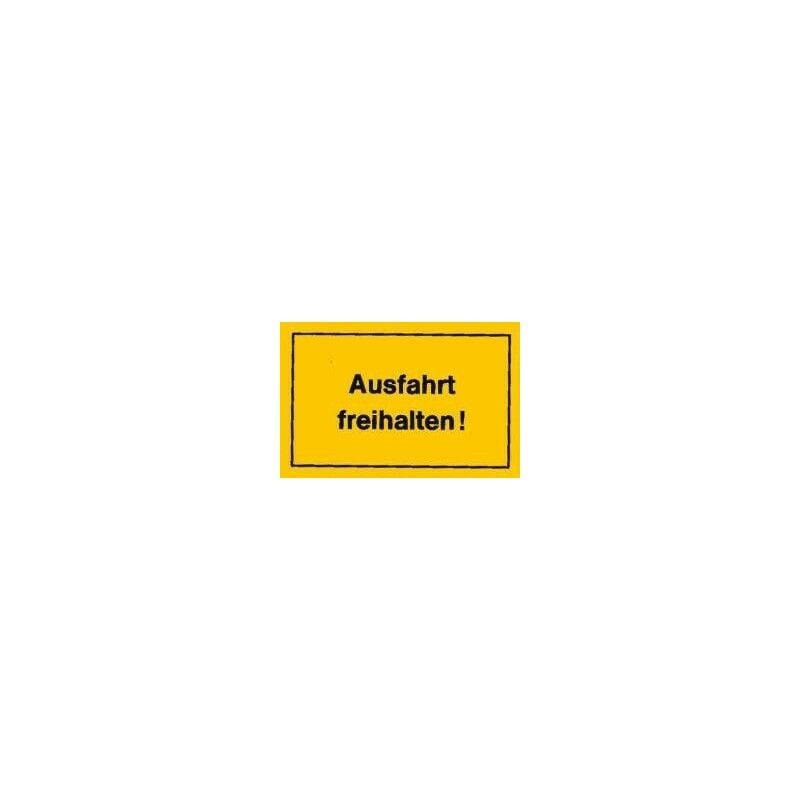 foto del prodotto strecken - verbotsschild 250x150mm ausfahrt freihalten