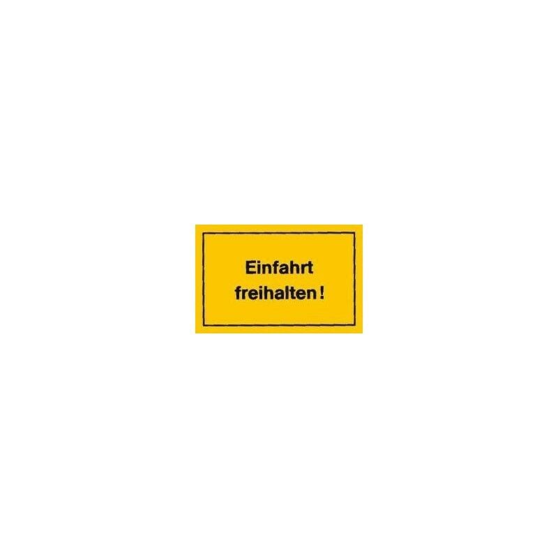 foto del prodotto strecken verbotsschild 250x150mm einfahrt freihalten