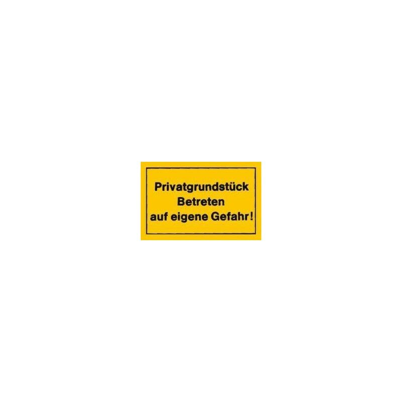 foto del prodotto strecken verbotsschild 250x150mm privatgrund unit s betrete