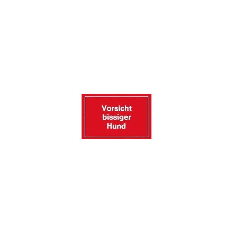 foto del prodotto strecken warnschild 250x150mm vorsicht bissiger hund