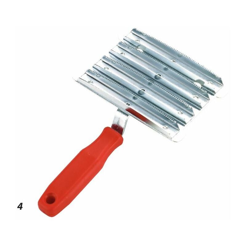 foto del prodotto striglia zincata a denti fini e 14 cm