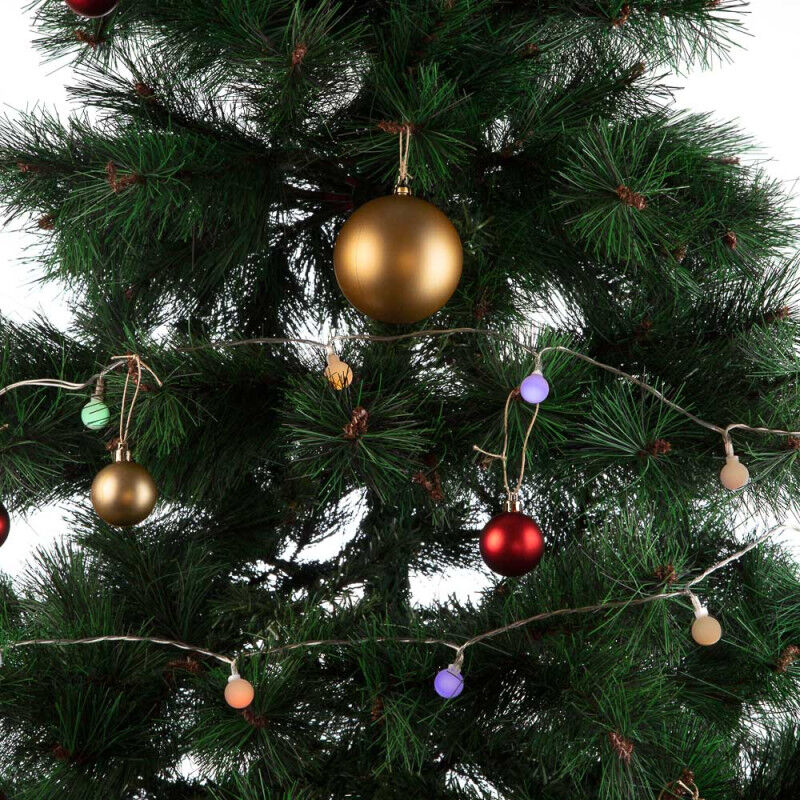 foto del prodotto stringa di luce fata led interno 1m ho-xmas-035-ip20-1m-rgb