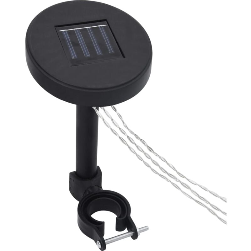 foto del prodotto stringa di luci led per gazebo con pannello solare - vidaxl