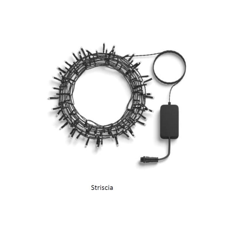 foto del prodotto stringa di luci philips hue festavia 500 led 40 metri cavo nero 24686700