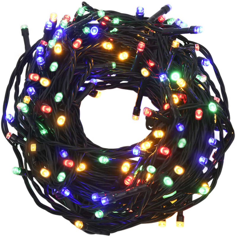 foto del prodotto stringa led con 2000 luci led multicolore 200 m pvc vidaxl