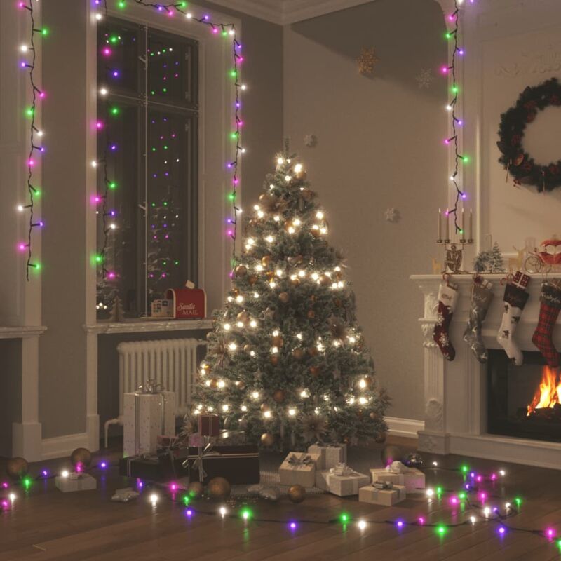 foto del prodotto stringa led con 2000 luci led pastello multicolore 200 m pvc vidaxl