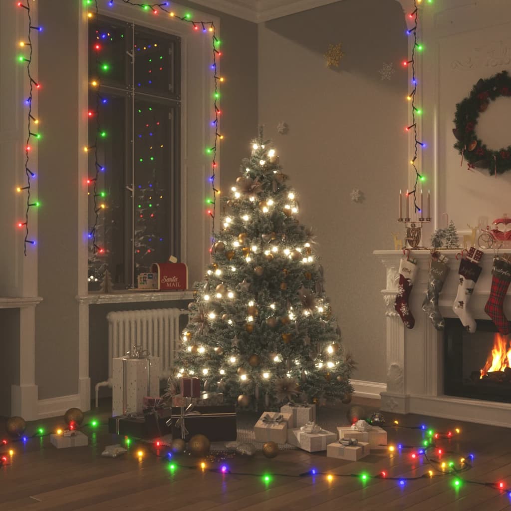 foto del prodotto stringa led con 600 luci led multicolore 60 m pvc