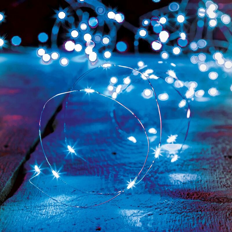 immagine 0 del prodotto stringa luminosa per interni 4m blu 40 led a batteria feeric lights christmas