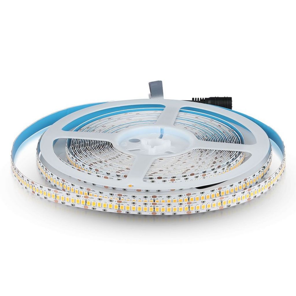 foto del prodotto strip led samsung 2835 240 led 24v ip20 6400k cri95+ 10mt