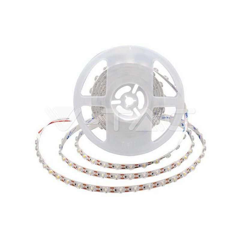 foto del prodotto strip led smd2835 16.5w m 5m 24v bianco freddo ip20 11mm v tac
