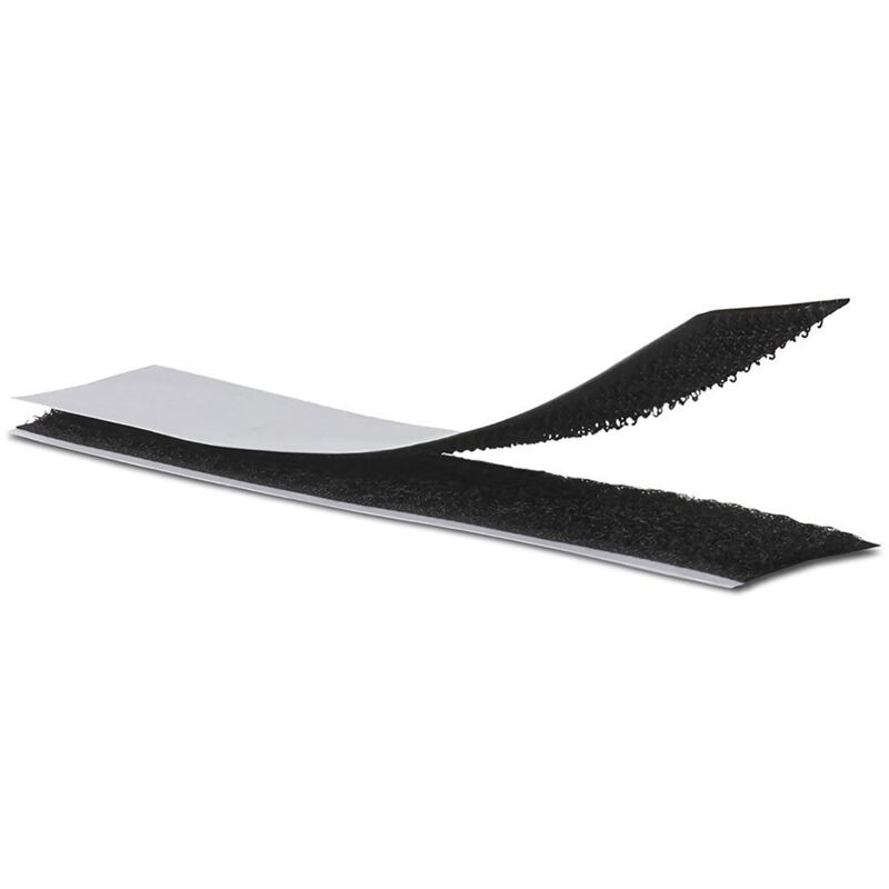 foto del prodotto strisce adesive di chiusura a strappo 2x10 cm nero 2143-3 inofix