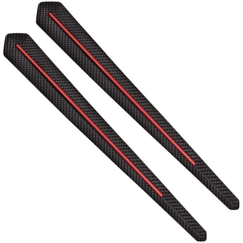 foto del prodotto strisce di protezione per paraurti auto, adesivo universale per auto, protezione paraurti anteriore e posteriore, striscia anticollisione, striscia
