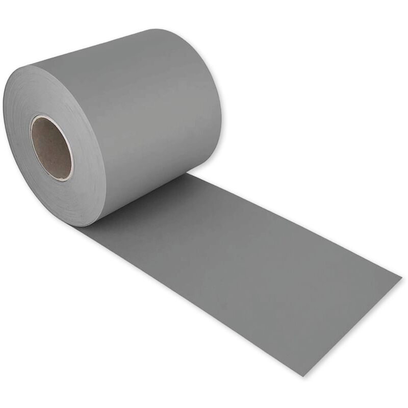 foto del prodotto strisce frangivista pp pro per recinzione a doppia asta, rotolo di protezione per recinzioni, colore grigio chiaro, 0,19 x 35 m, opache, frangivista,
