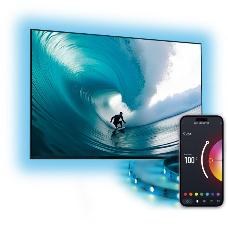 foto del prodotto strisce led ksix smartled 2 m 480 lm