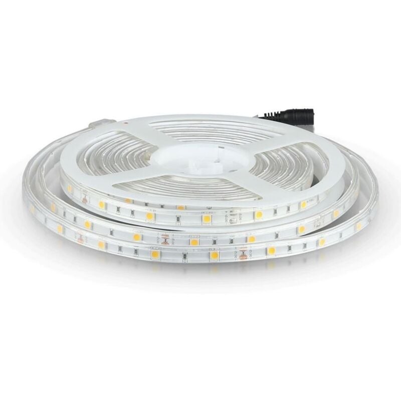 foto del prodotto strisce led smd5050 30 leds bianco naturale ip65 4000k luce naturale