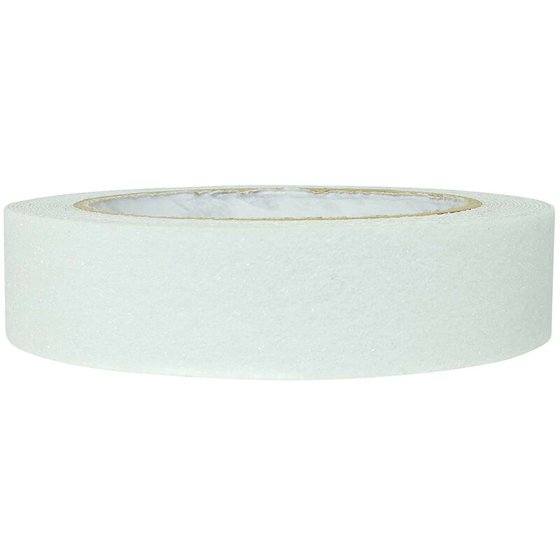 foto del prodotto strisce nastro adesivo antiscivolo trasparente varie misure lunghezza 25mm x 6mt