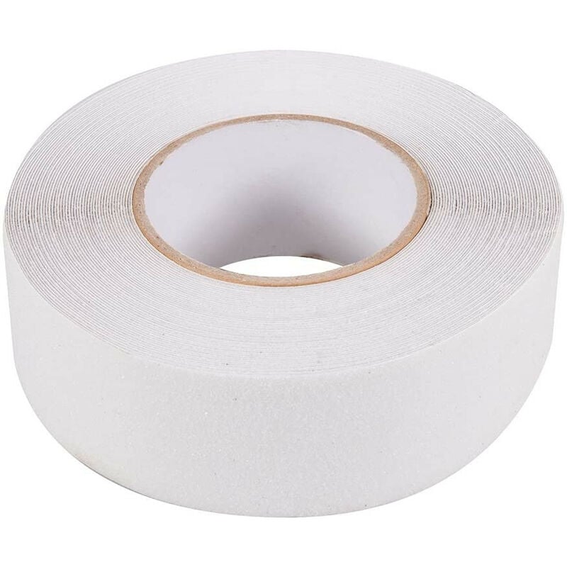 foto del prodotto strisce nastro adesivo antiscivolo trasparente varie misure lunghezza 50mm x 6mt