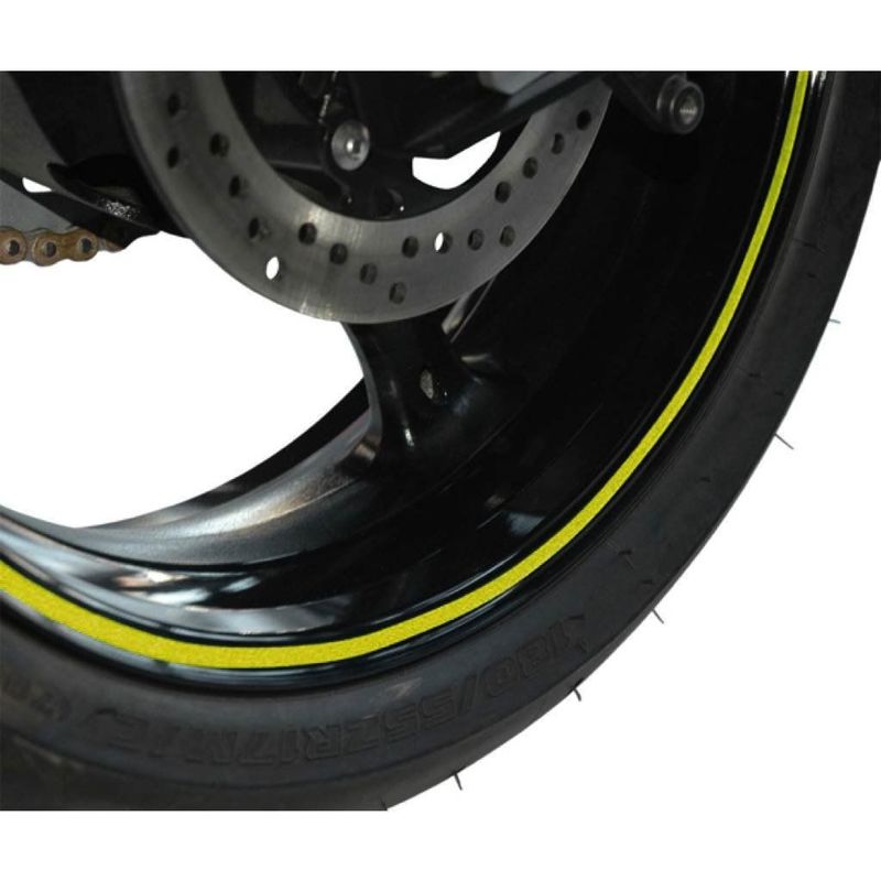 foto del prodotto strisce per cerchi scooter adesive rifrangenti materiale 3m colore blu