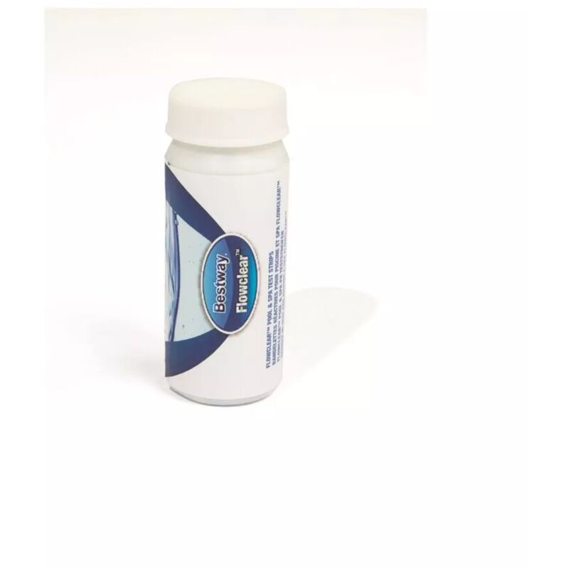 foto del prodotto strisce test 3 funzioni cloro, ph e alcalinita per piscine fuori terra e lay z spa bestway cod. 58142