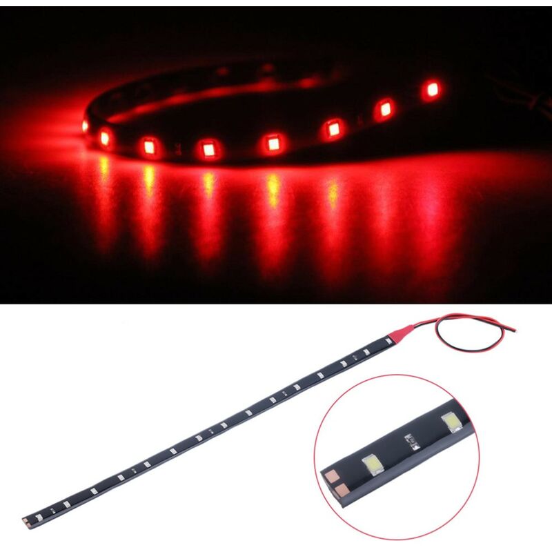 foto del prodotto striscia a led adesiva e impermeabile, 4 colori colore rosso
